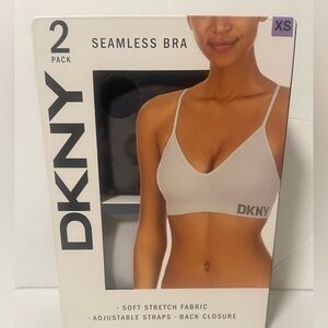 DKNY 2-PACK Seamless Bra Size XSmall